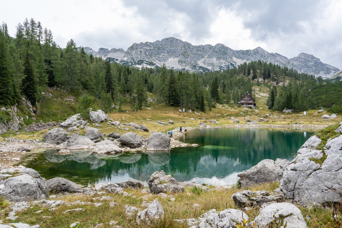 Zdrava visokogorska jezera so bistra, modre barve, Dvojno jezero pa je motno, zeleno, včasih celo črno.
