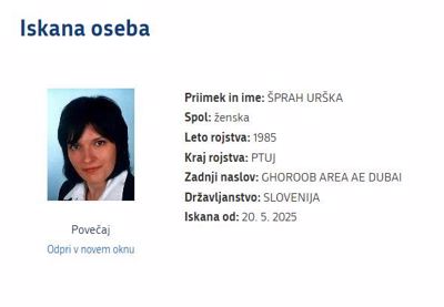 (EKSKLUZIVNO) Edina Slovenka na Interpolovi rdeči tiralici po 13 letih bega zdaj v priporu v Dubaju